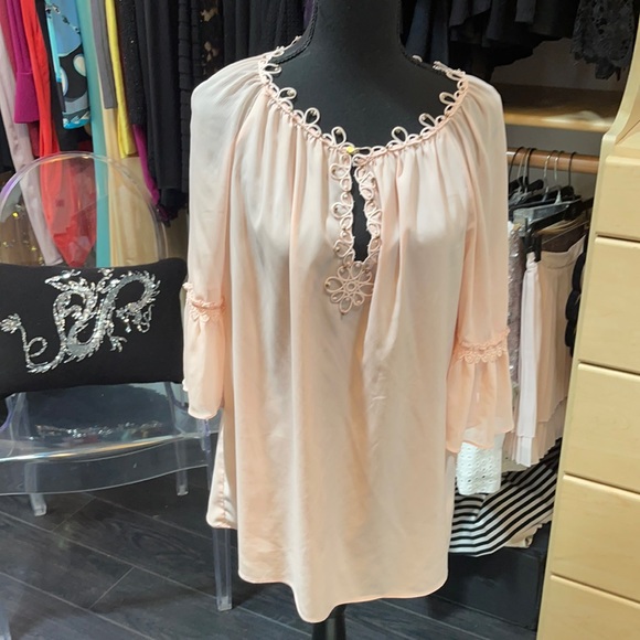 T Tahari Tops - Tahari peach blouse